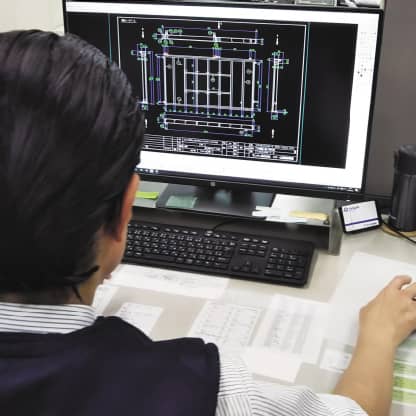 自社設計による解決力